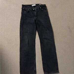 Zara Women's Black Straight Leg Jeans
